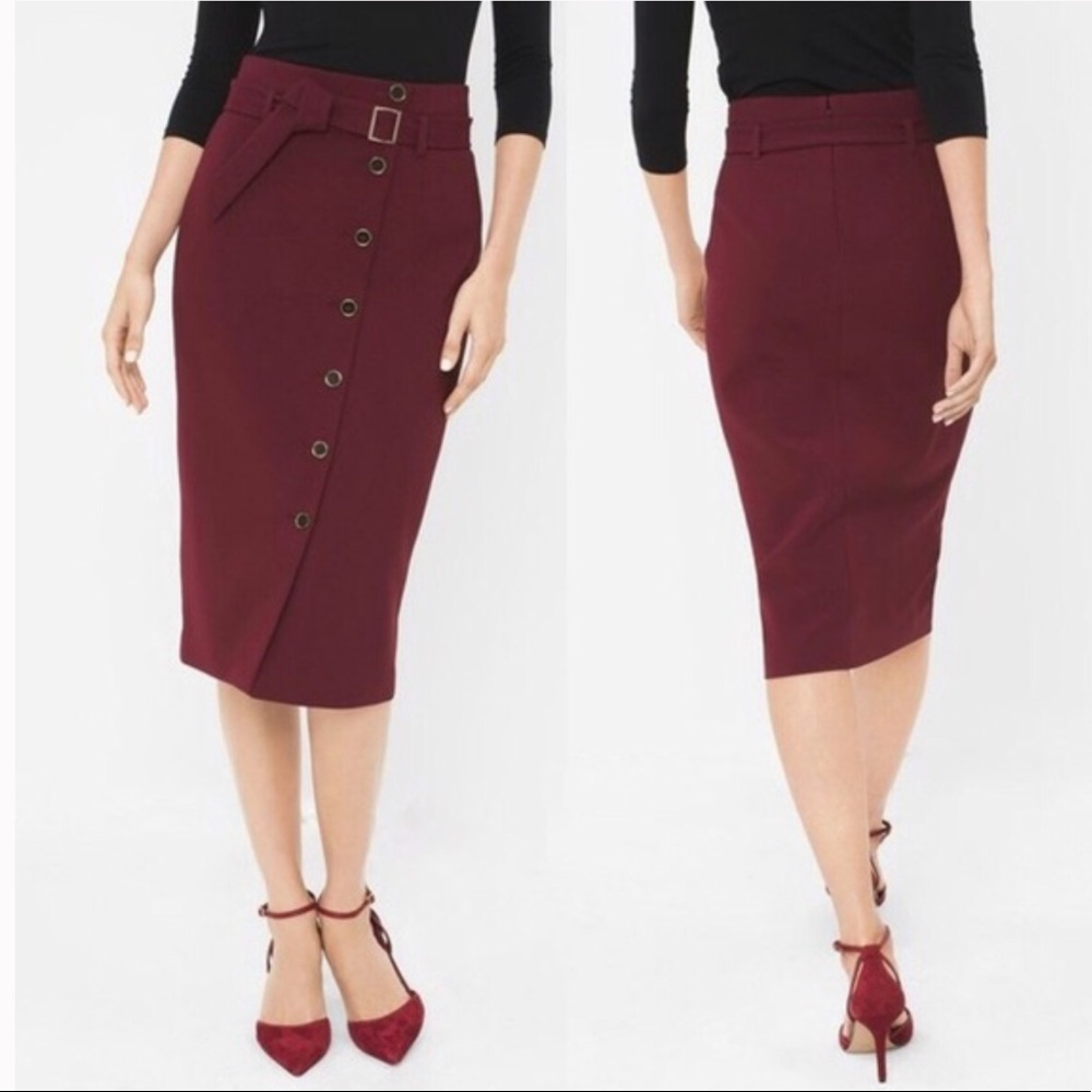White House Black Market HIGH-WAIST PENCIL SKIRT